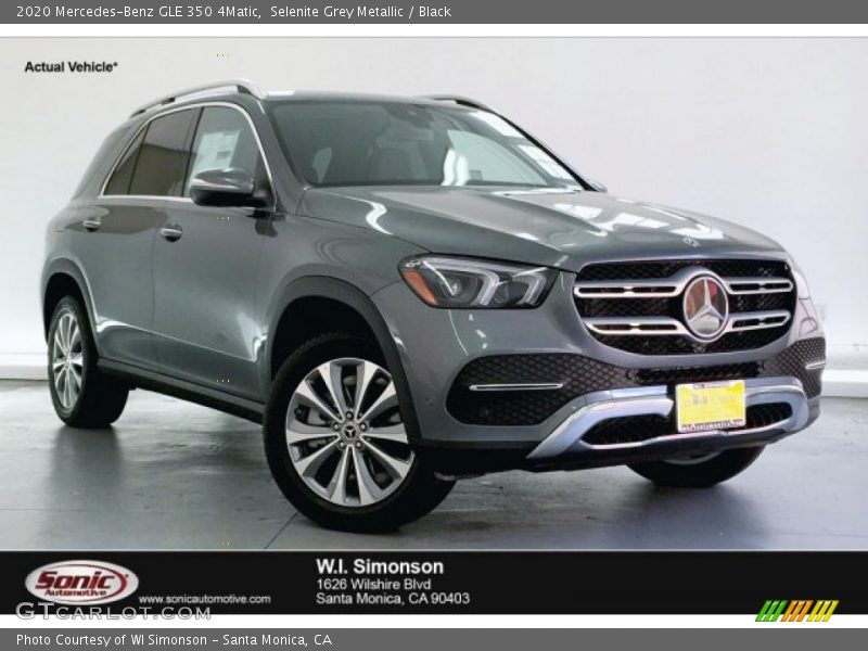 Selenite Grey Metallic / Black 2020 Mercedes-Benz GLE 350 4Matic