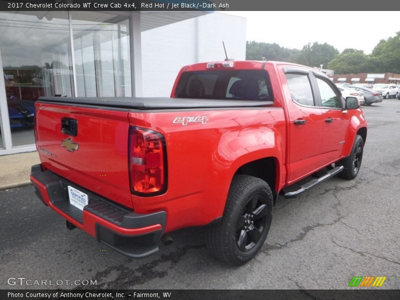 Red Hot / Jet Black/­Dark Ash 2017 Chevrolet Colorado WT Crew Cab 4x4
