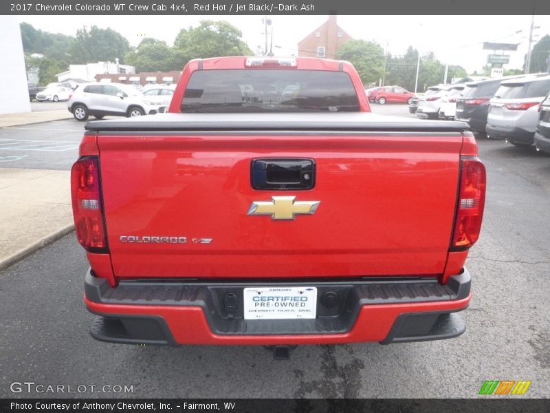 Red Hot / Jet Black/­Dark Ash 2017 Chevrolet Colorado WT Crew Cab 4x4