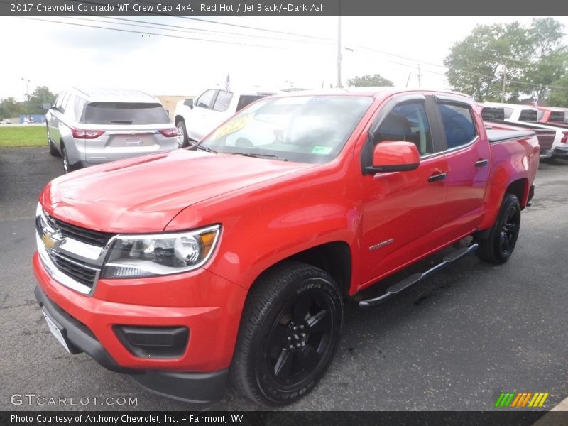 Red Hot / Jet Black/­Dark Ash 2017 Chevrolet Colorado WT Crew Cab 4x4