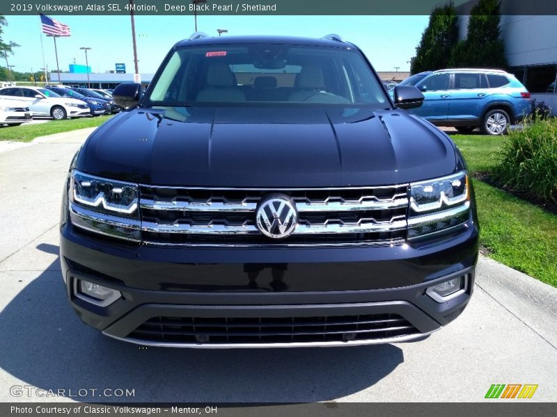 Deep Black Pearl / Shetland 2019 Volkswagen Atlas SEL 4Motion