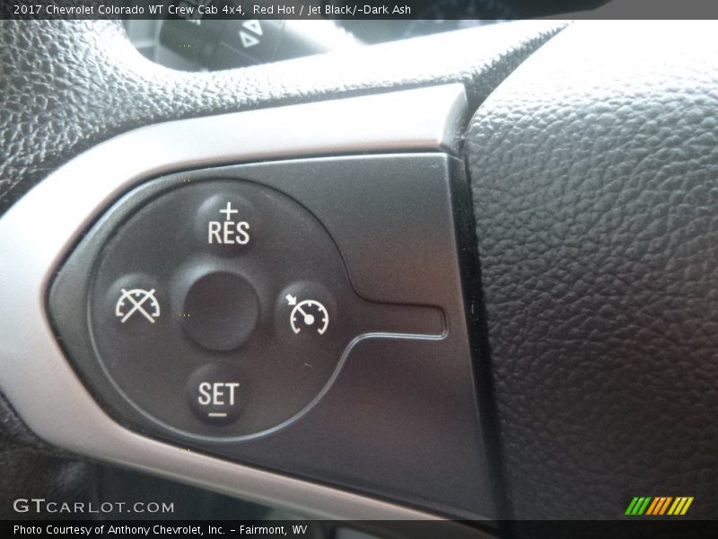 Red Hot / Jet Black/­Dark Ash 2017 Chevrolet Colorado WT Crew Cab 4x4