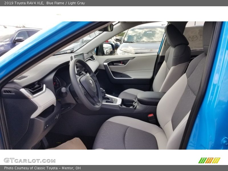 Front Seat of 2019 RAV4 XLE