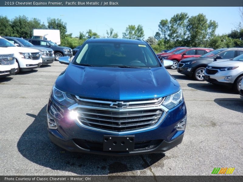 Pacific Blue Metallic / Jet Black 2019 Chevrolet Equinox Premier