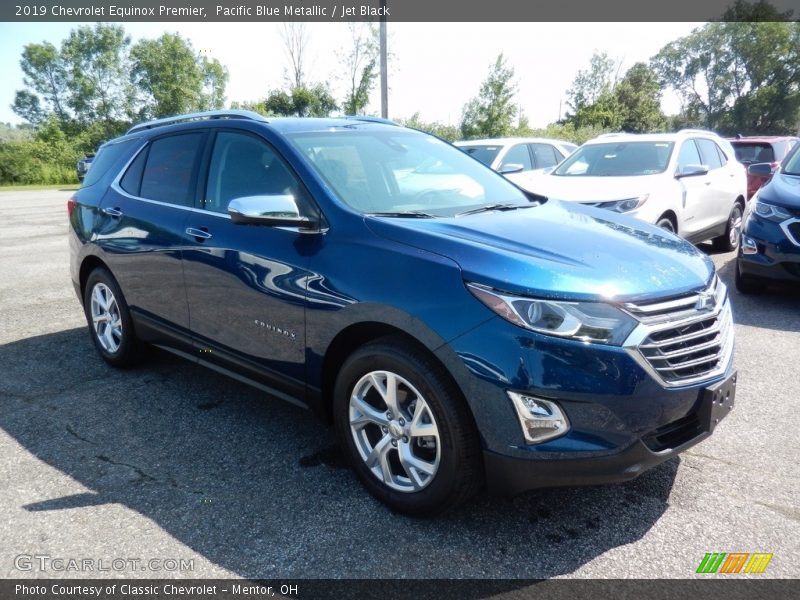 Pacific Blue Metallic / Jet Black 2019 Chevrolet Equinox Premier