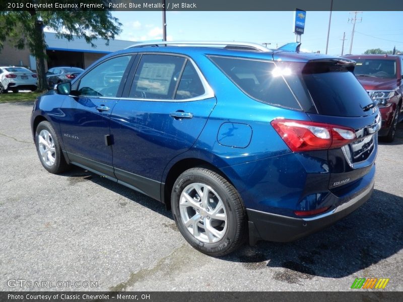 Pacific Blue Metallic / Jet Black 2019 Chevrolet Equinox Premier