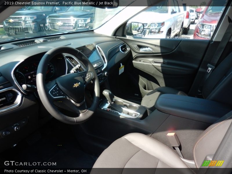 Pacific Blue Metallic / Jet Black 2019 Chevrolet Equinox Premier