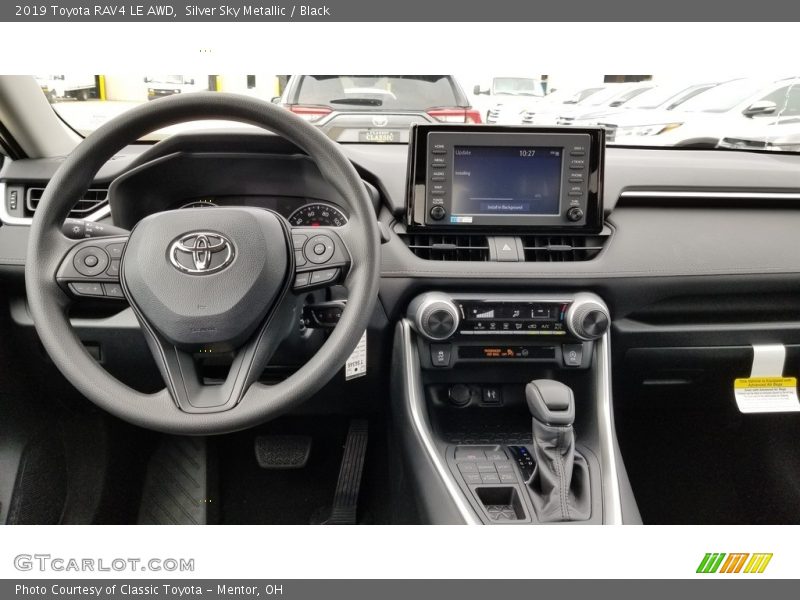Silver Sky Metallic / Black 2019 Toyota RAV4 LE AWD
