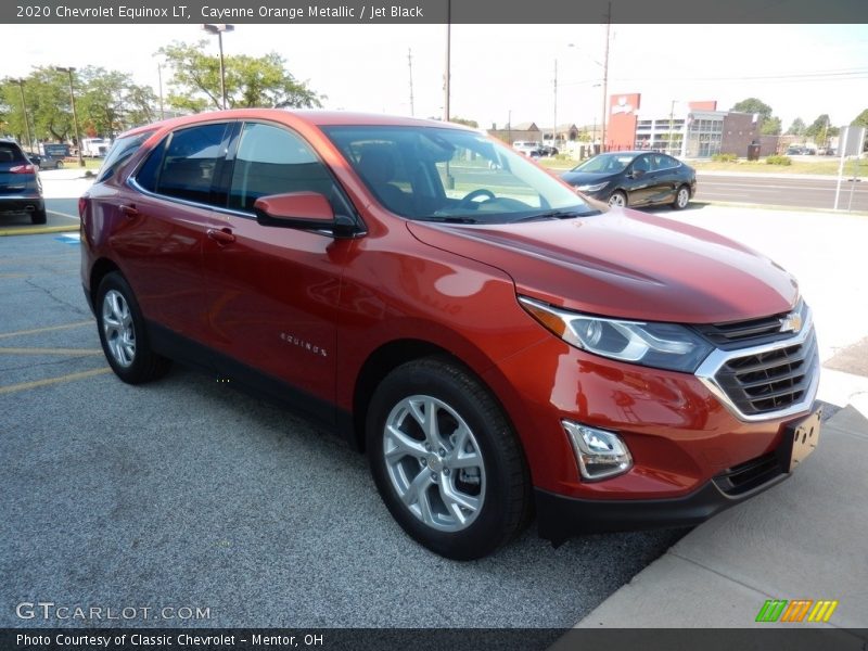 Cayenne Orange Metallic / Jet Black 2020 Chevrolet Equinox LT