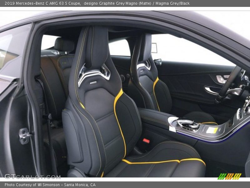 Front Seat of 2019 C AMG 63 S Coupe