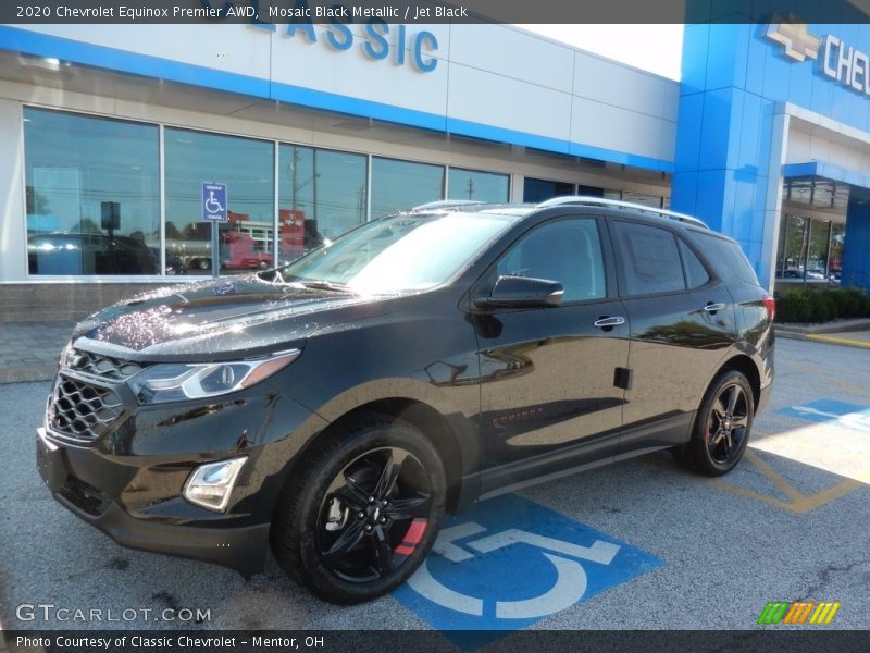 Mosaic Black Metallic / Jet Black 2020 Chevrolet Equinox Premier AWD
