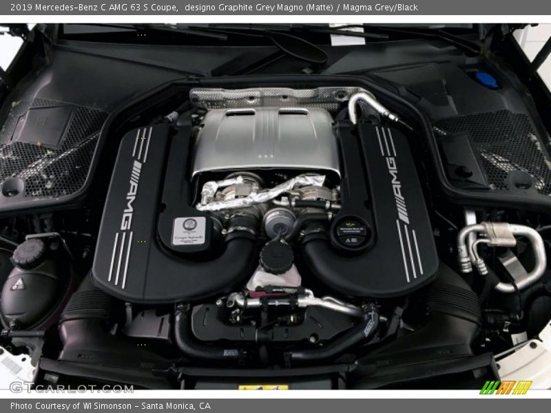  2019 C AMG 63 S Coupe Engine - 4.0 Liter biturbo DOHC 32-Valve VVT V8