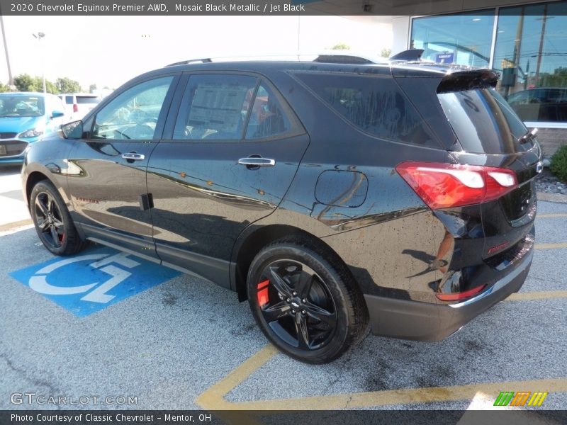 Mosaic Black Metallic / Jet Black 2020 Chevrolet Equinox Premier AWD