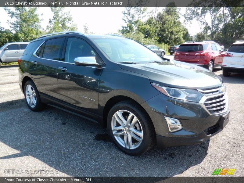 Nightfall Gray Metallic / Jet Black 2019 Chevrolet Equinox Premier