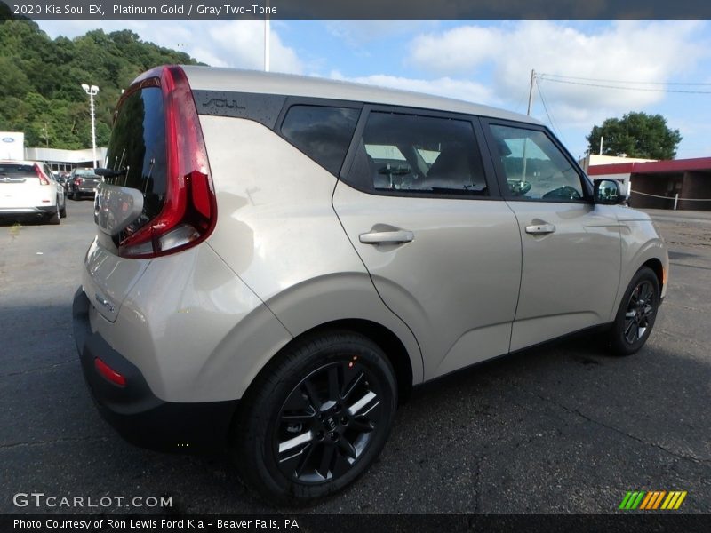 Platinum Gold / Gray Two-Tone 2020 Kia Soul EX