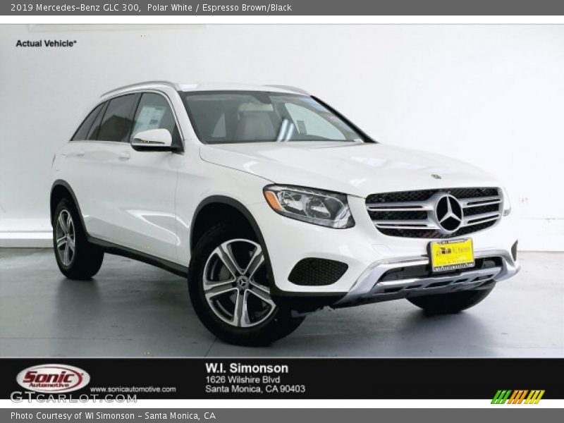 Polar White / Espresso Brown/Black 2019 Mercedes-Benz GLC 300