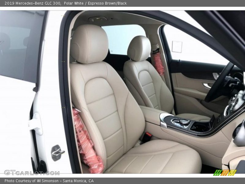 Polar White / Espresso Brown/Black 2019 Mercedes-Benz GLC 300