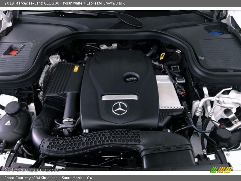 Polar White / Espresso Brown/Black 2019 Mercedes-Benz GLC 300