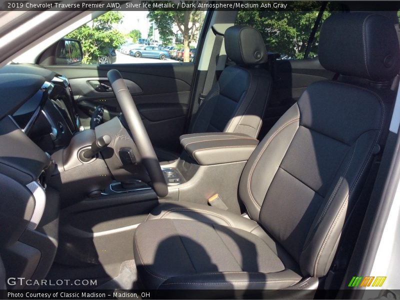 Silver Ice Metallic / Dark Atmosphere/Medium Ash Gray 2019 Chevrolet Traverse Premier AWD