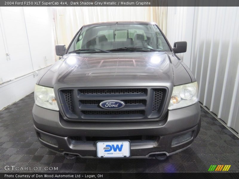 Dark Shadow Grey Metallic / Medium Graphite 2004 Ford F150 XLT SuperCab 4x4