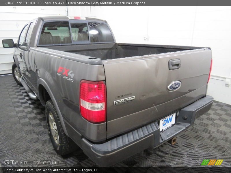 Dark Shadow Grey Metallic / Medium Graphite 2004 Ford F150 XLT SuperCab 4x4