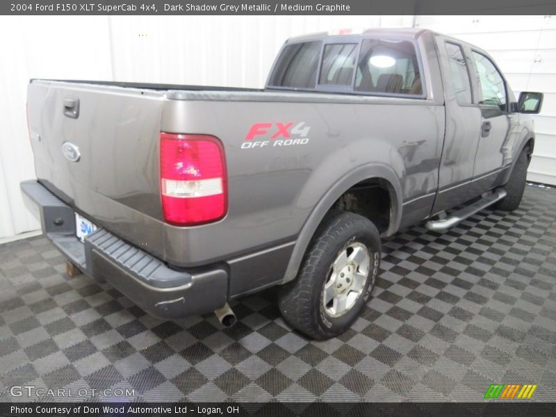 Dark Shadow Grey Metallic / Medium Graphite 2004 Ford F150 XLT SuperCab 4x4