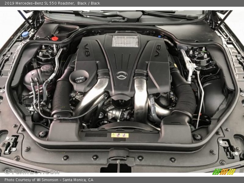  2019 SL 550 Roadster Engine - 4.7 Liter DI biturbo DOHC 32-Valve VVT V8