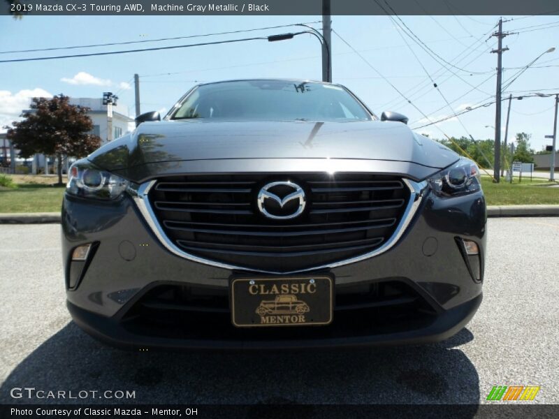 Machine Gray Metallic / Black 2019 Mazda CX-3 Touring AWD