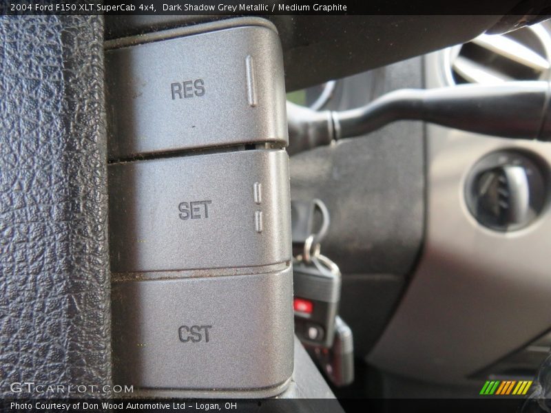 Dark Shadow Grey Metallic / Medium Graphite 2004 Ford F150 XLT SuperCab 4x4