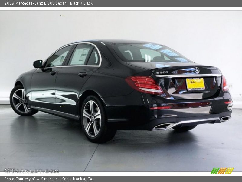 Black / Black 2019 Mercedes-Benz E 300 Sedan