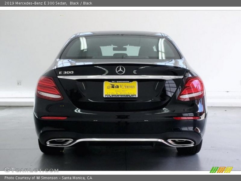 Black / Black 2019 Mercedes-Benz E 300 Sedan