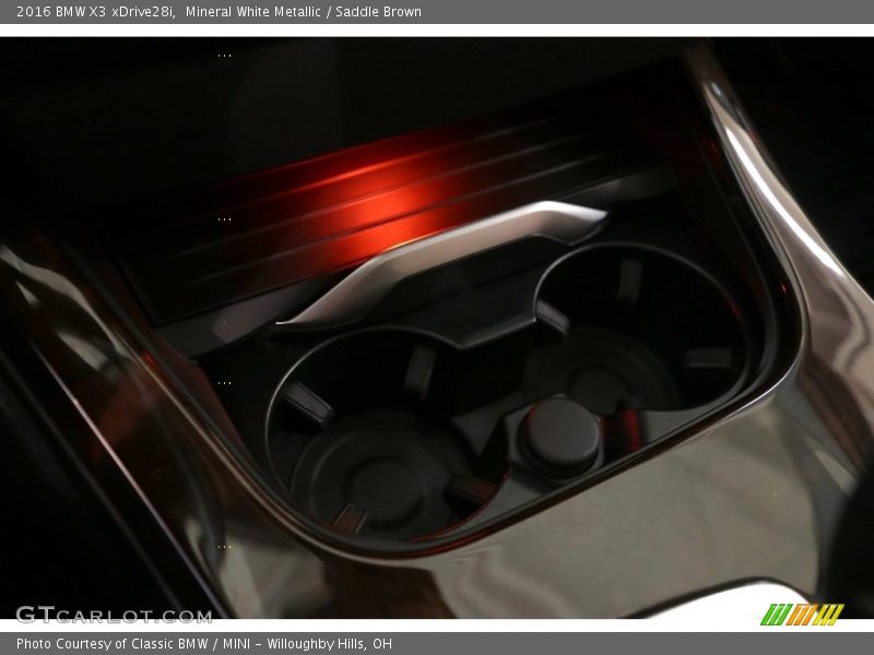 Mineral White Metallic / Saddle Brown 2016 BMW X3 xDrive28i