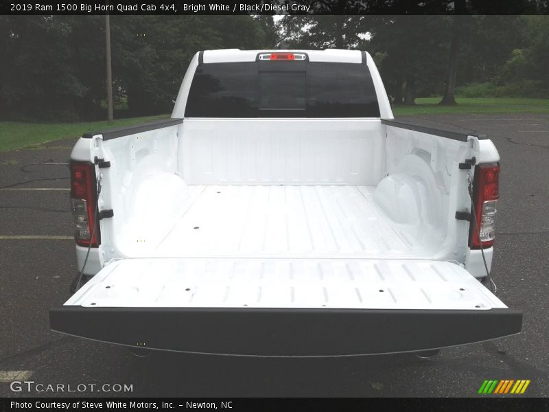 Bright White / Black/Diesel Gray 2019 Ram 1500 Big Horn Quad Cab 4x4