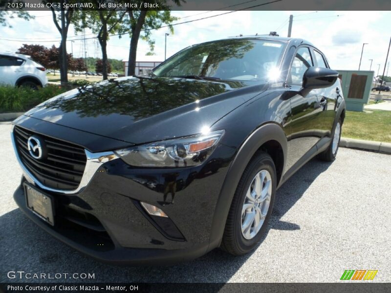 Jet Black Mica / Black 2019 Mazda CX-3 Sport AWD