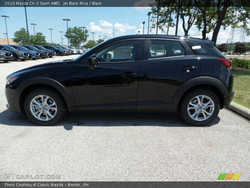 Jet Black Mica / Black 2019 Mazda CX-3 Sport AWD