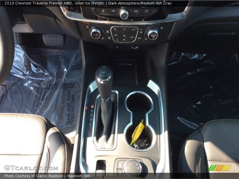 Silver Ice Metallic / Dark Atmosphere/Medium Ash Gray 2019 Chevrolet Traverse Premier AWD
