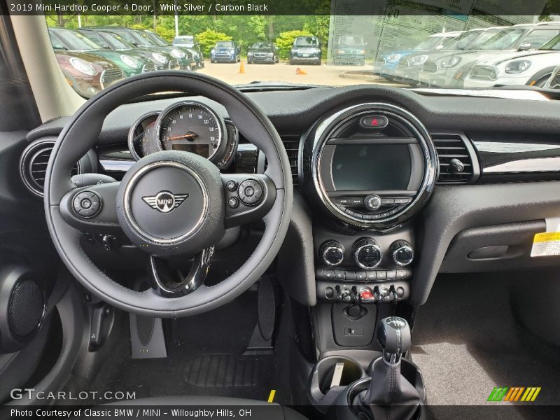White Silver / Carbon Black 2019 Mini Hardtop Cooper 4 Door