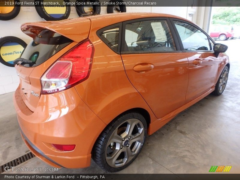 Orange Spice Metallic / Smoke Storm/Charcoal Recaro 2019 Ford Fiesta ST Hatchback