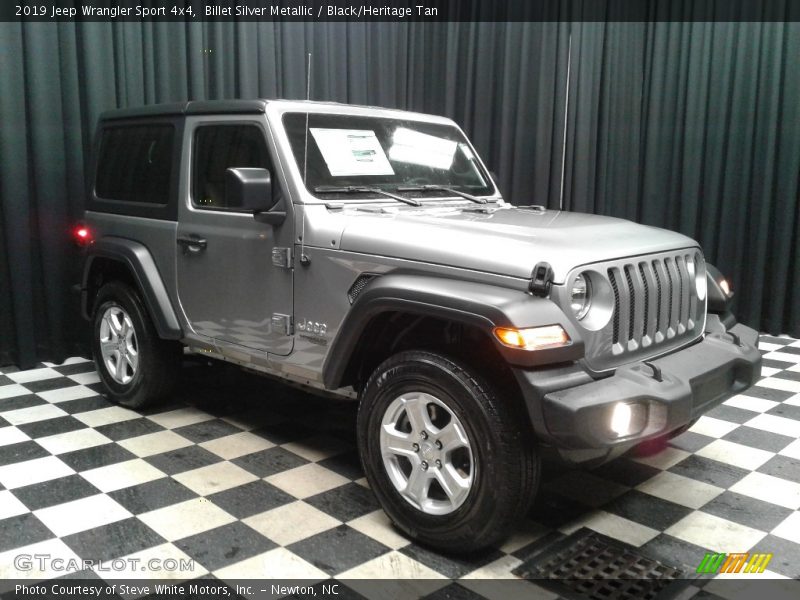Billet Silver Metallic / Black/Heritage Tan 2019 Jeep Wrangler Sport 4x4