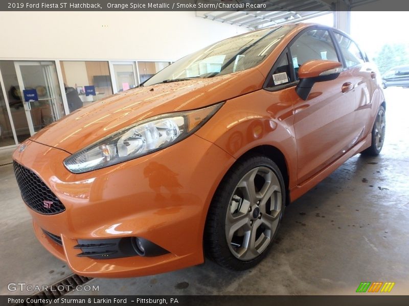 Front 3/4 View of 2019 Fiesta ST Hatchback
