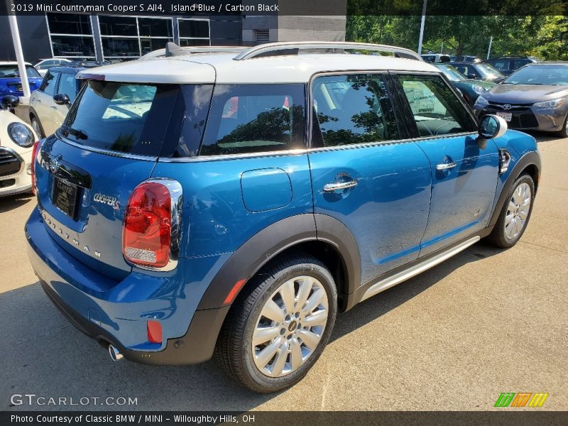 Island Blue / Carbon Black 2019 Mini Countryman Cooper S All4