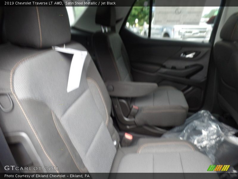 Satin Steel Metallic / Jet Black 2019 Chevrolet Traverse LT AWD