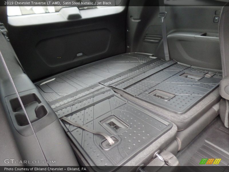 Satin Steel Metallic / Jet Black 2019 Chevrolet Traverse LT AWD