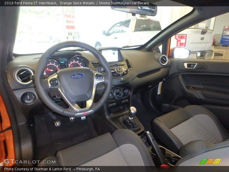  2019 Fiesta ST Hatchback Smoke Storm/Charcoal Recaro Interior