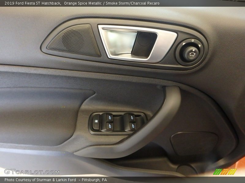 Orange Spice Metallic / Smoke Storm/Charcoal Recaro 2019 Ford Fiesta ST Hatchback