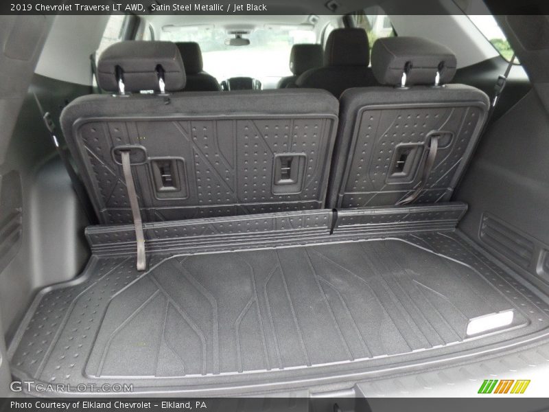 Satin Steel Metallic / Jet Black 2019 Chevrolet Traverse LT AWD