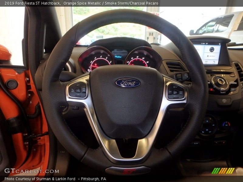 Orange Spice Metallic / Smoke Storm/Charcoal Recaro 2019 Ford Fiesta ST Hatchback