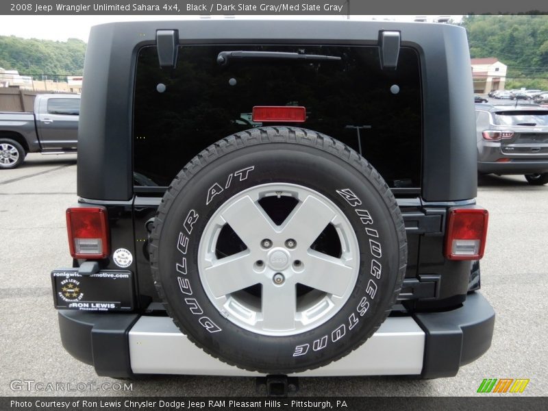 Black / Dark Slate Gray/Med Slate Gray 2008 Jeep Wrangler Unlimited Sahara 4x4