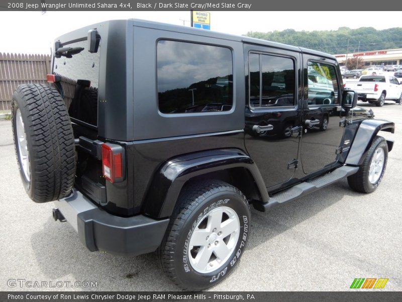 Black / Dark Slate Gray/Med Slate Gray 2008 Jeep Wrangler Unlimited Sahara 4x4