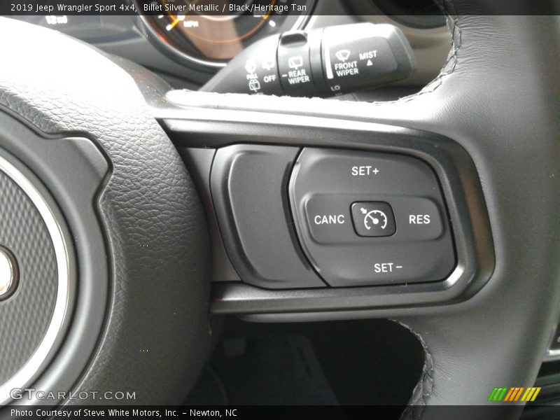 Billet Silver Metallic / Black/Heritage Tan 2019 Jeep Wrangler Sport 4x4